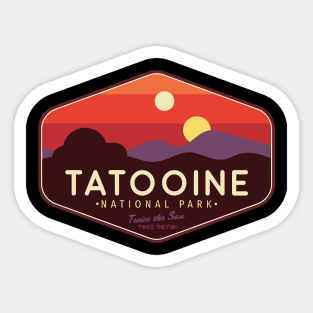 Tatooine National Park - Twice the Fun, Twice the Fun Sticker